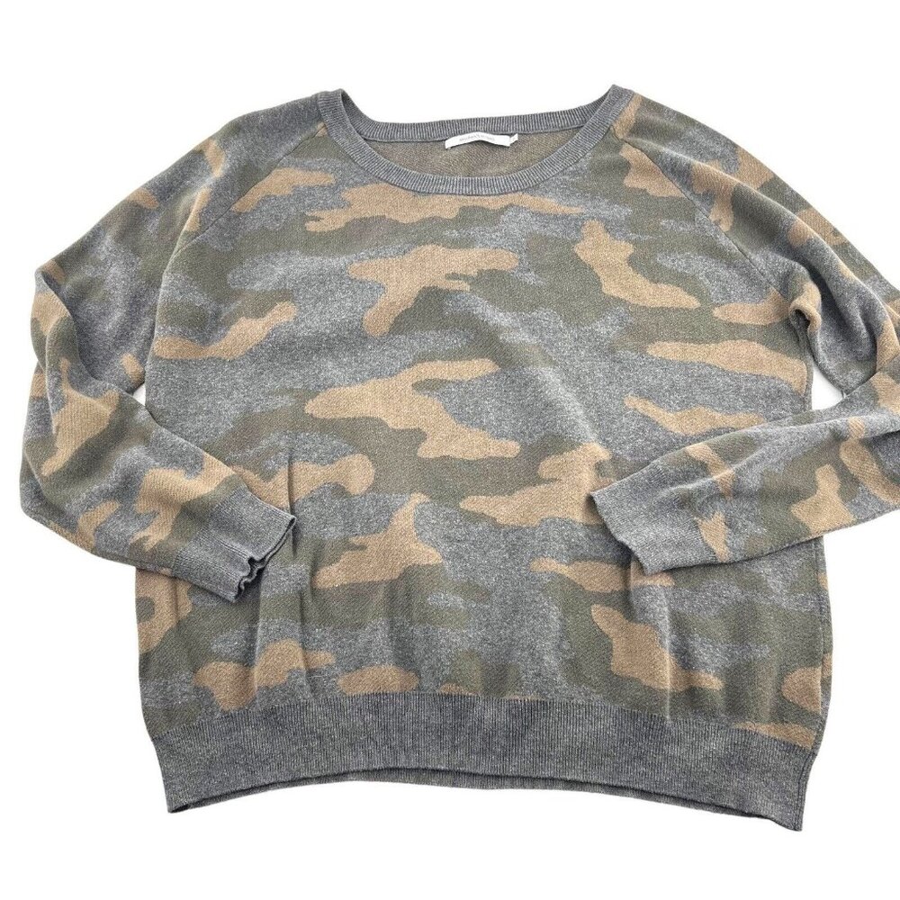 Stiches and‎ Stripes Sweater Women's size XXL Camouflage Pullover Cotton Viscose